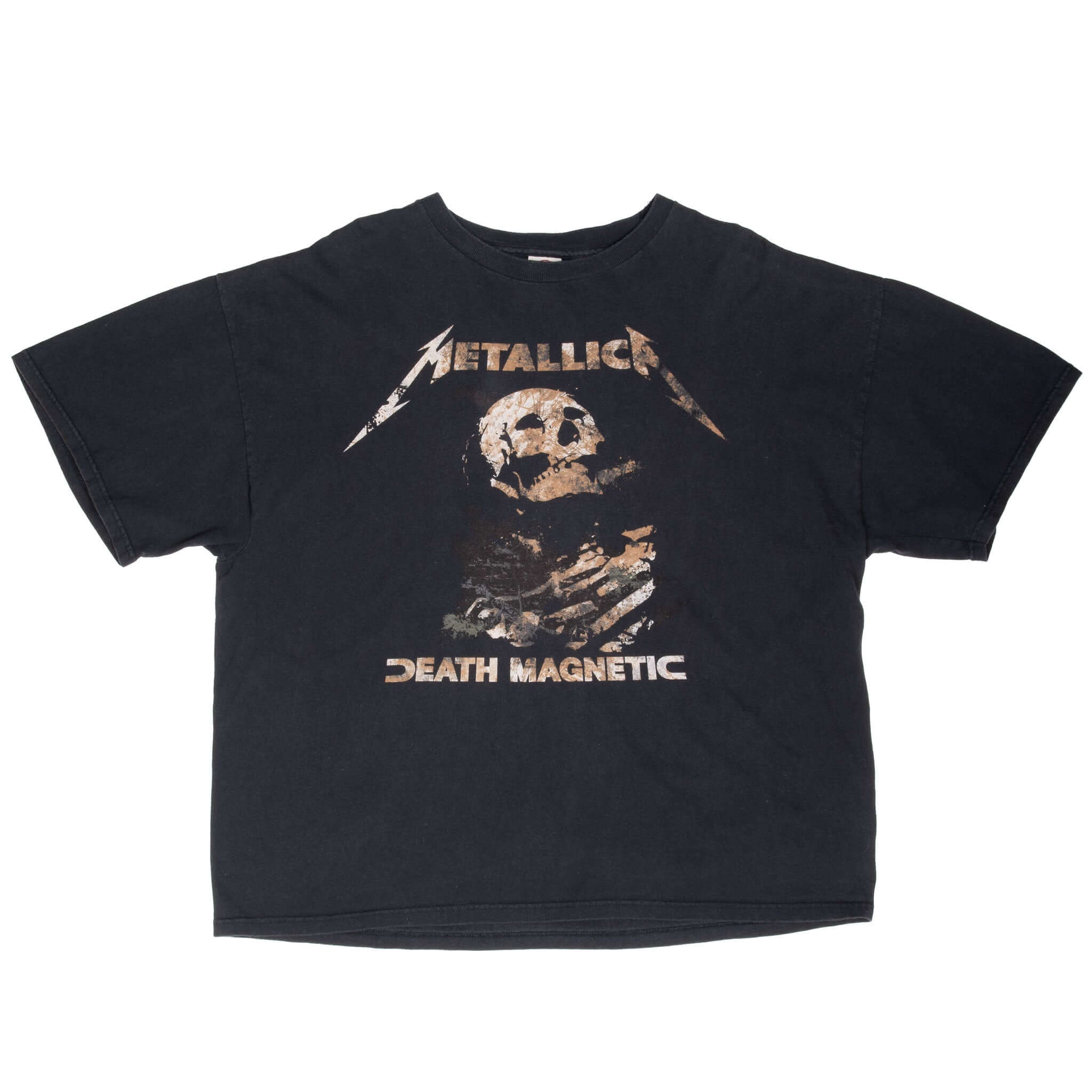 Vintage Metallica Death Magnetic World Tour 2000S Black Tee Shirt Size 2XL