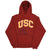 Vintage USC Russell Red Hoodie Sweatshirt 2000S Size Medium