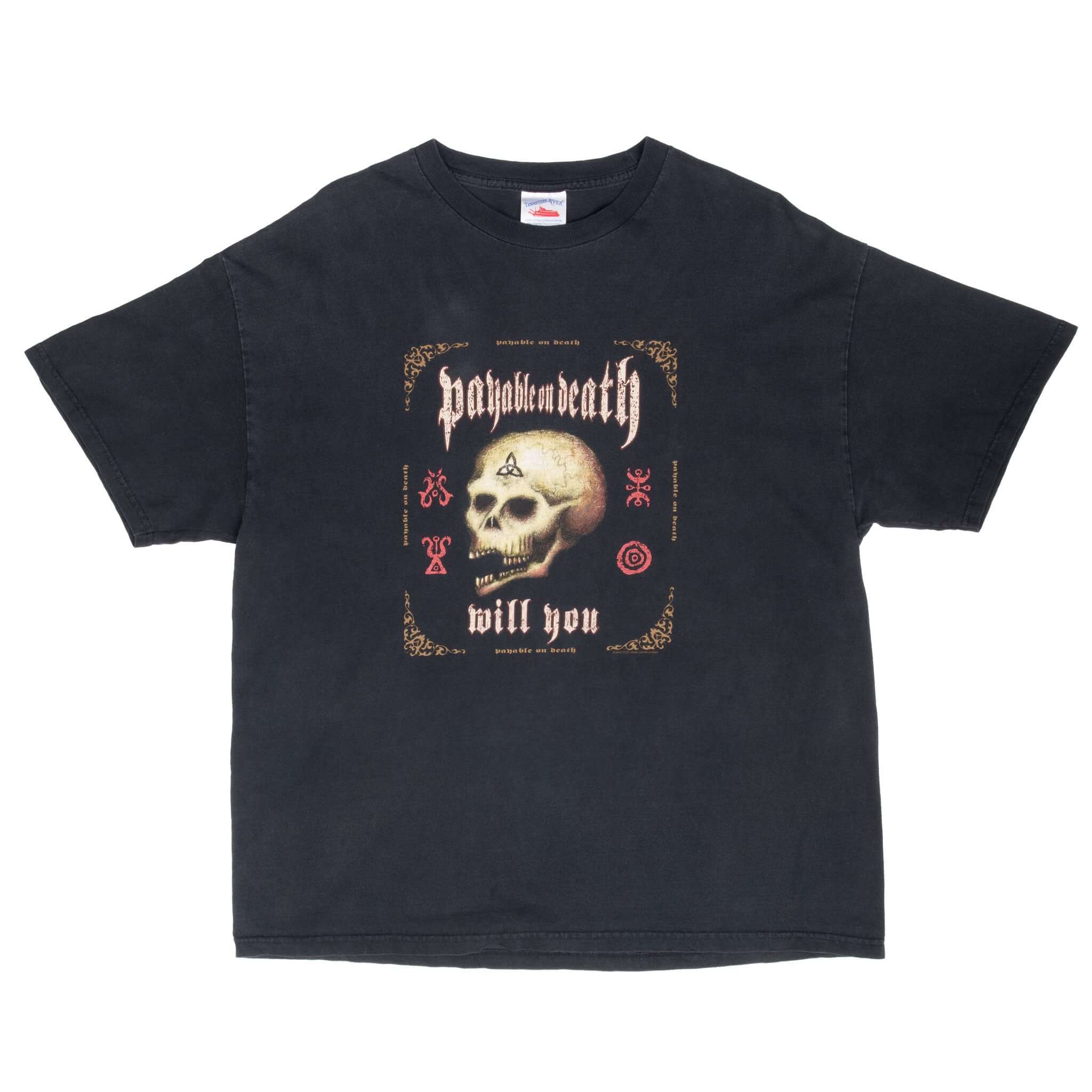 Vintage Payable On Death Pod Will You 2000S Tee Shirt Size XL