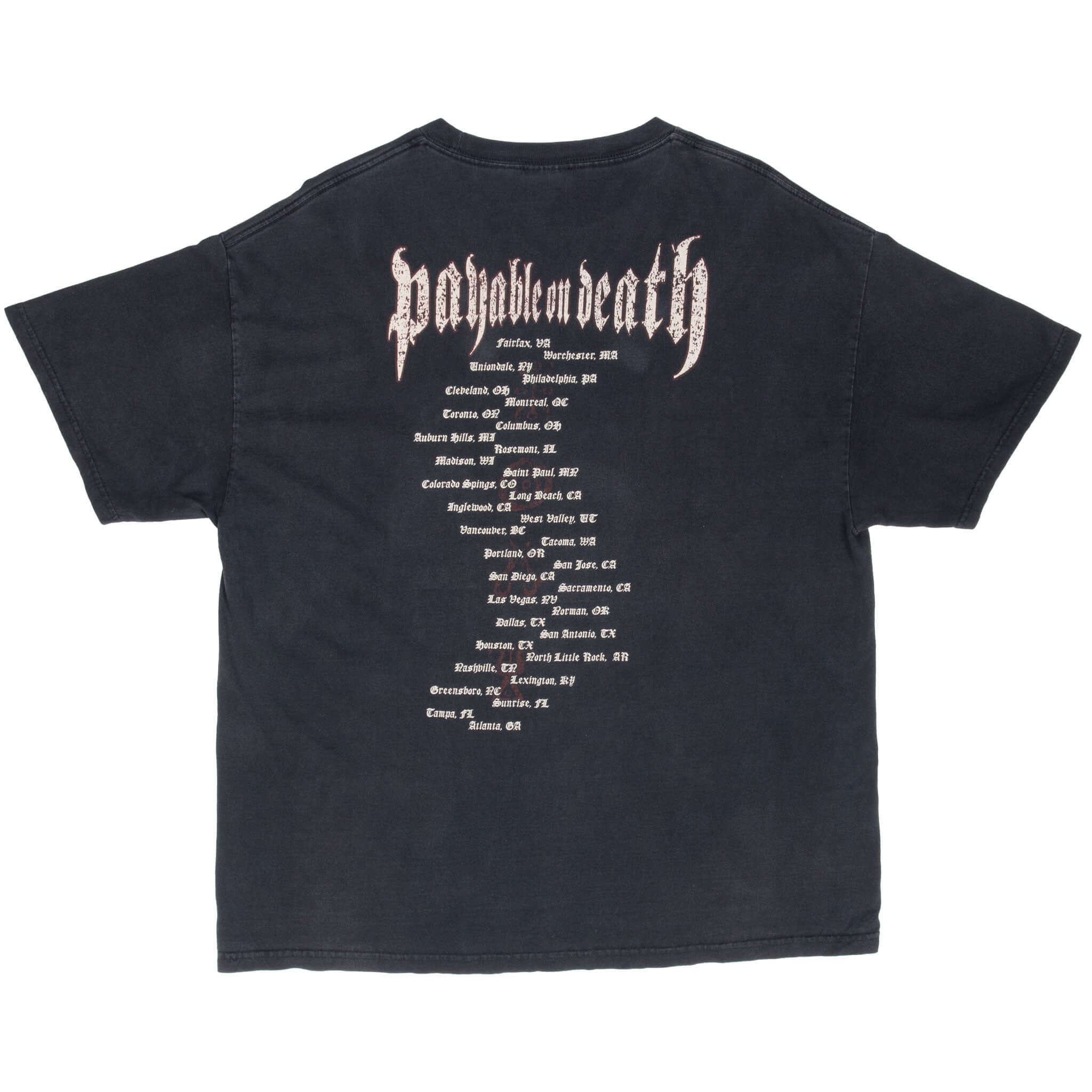 Vintage Payable On Death Pod Will You 2000S Tee Shirt Size XL