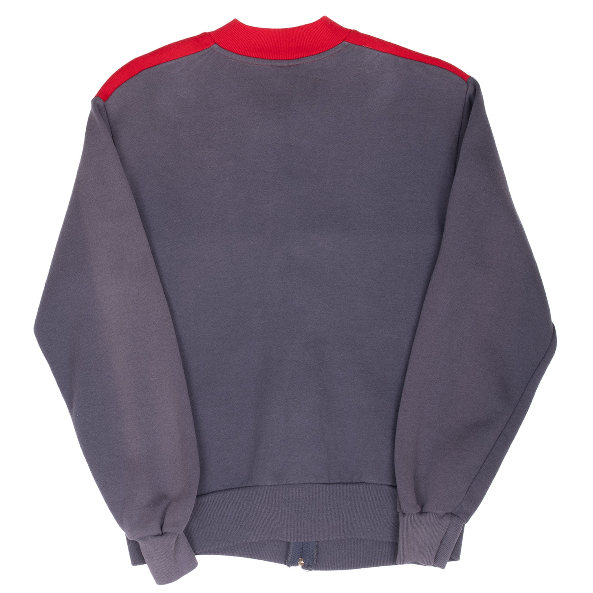 Vintage Nike Grey Red Track Jacket 1980S Size Medium