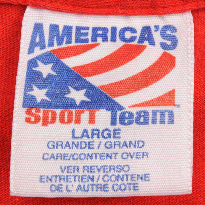 VINTAGE BASKETBALL TEAM  ARKANSAS RAZORBACKS TEE SHIRT 1994 SIZE LARGE MADE IN USA