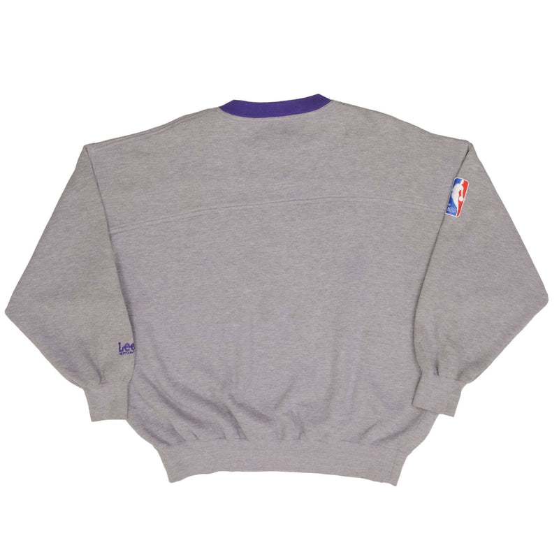 VINTAGE NBA UTAH JAZZ EMBROIDERED SWEATSHIRT 1990S SIZE 2XL
