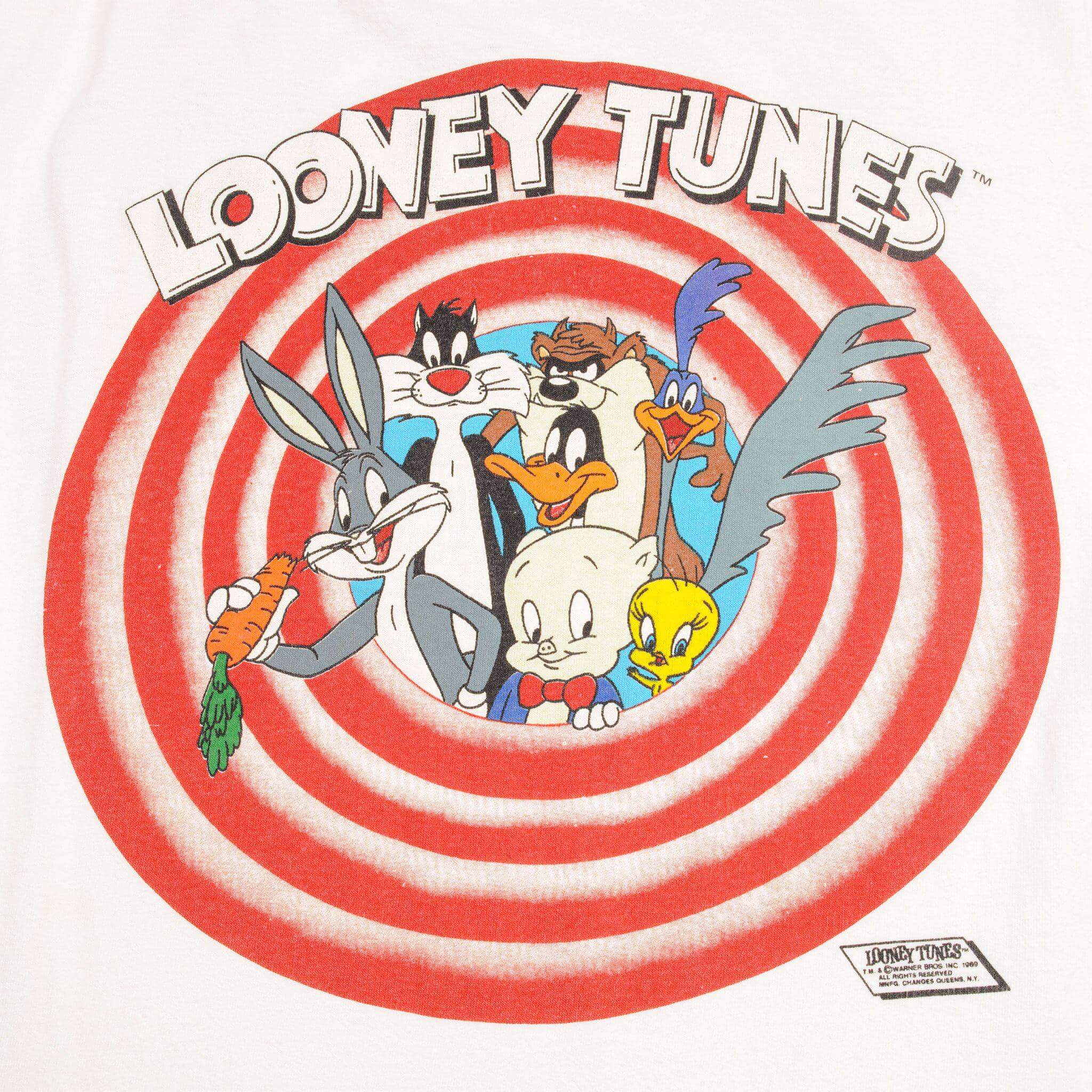 VINTAGE LOONEY TUNES TEE SHIRT 1989 SIZE LARGE