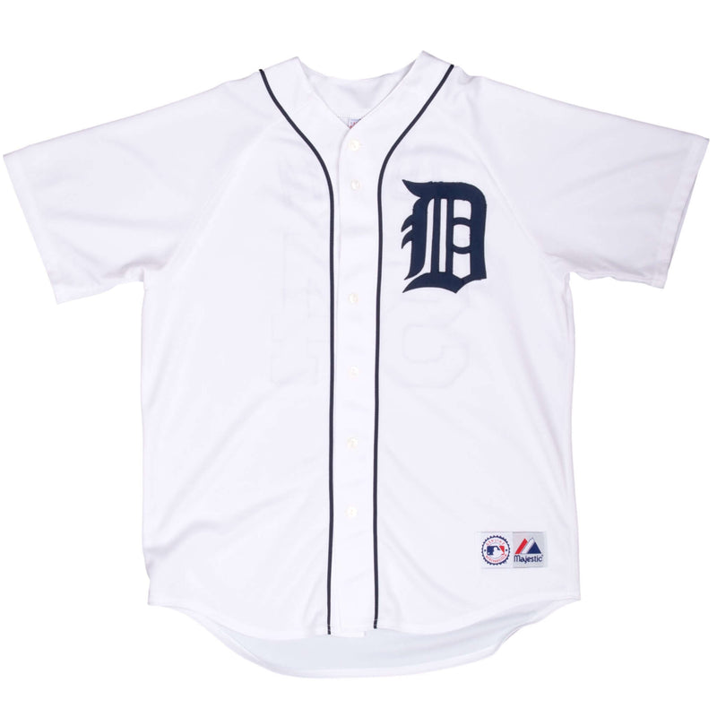 Vintage Mlb Detroit Tigers Zumaya #54 Majestic Jersey 2000S Size Large Made In Usa