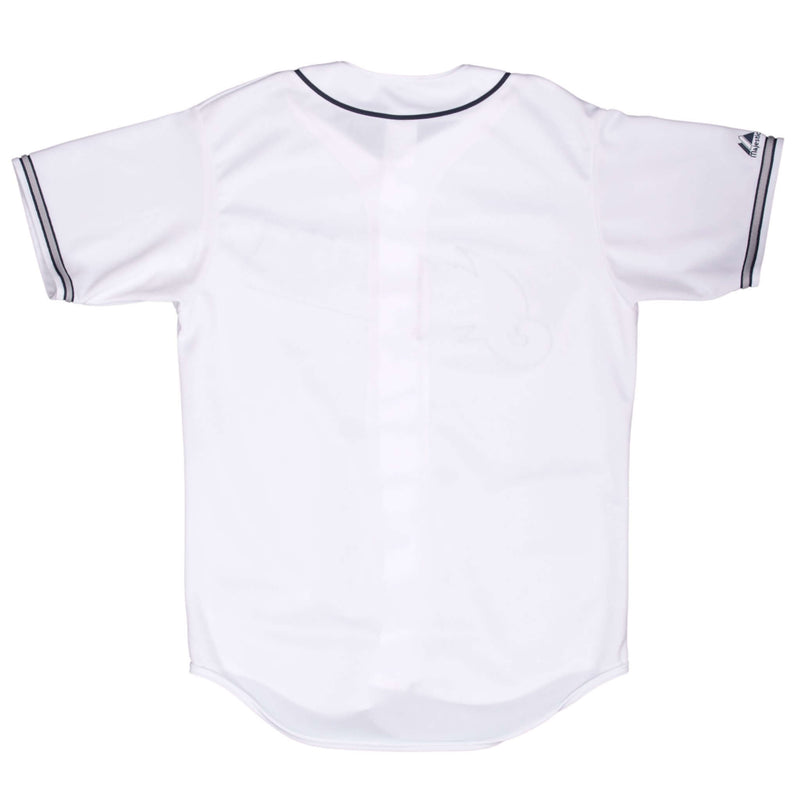 Vintage Mlb Cleveland Indians Majestic Jersey 1990S Size Medium Made In Usa