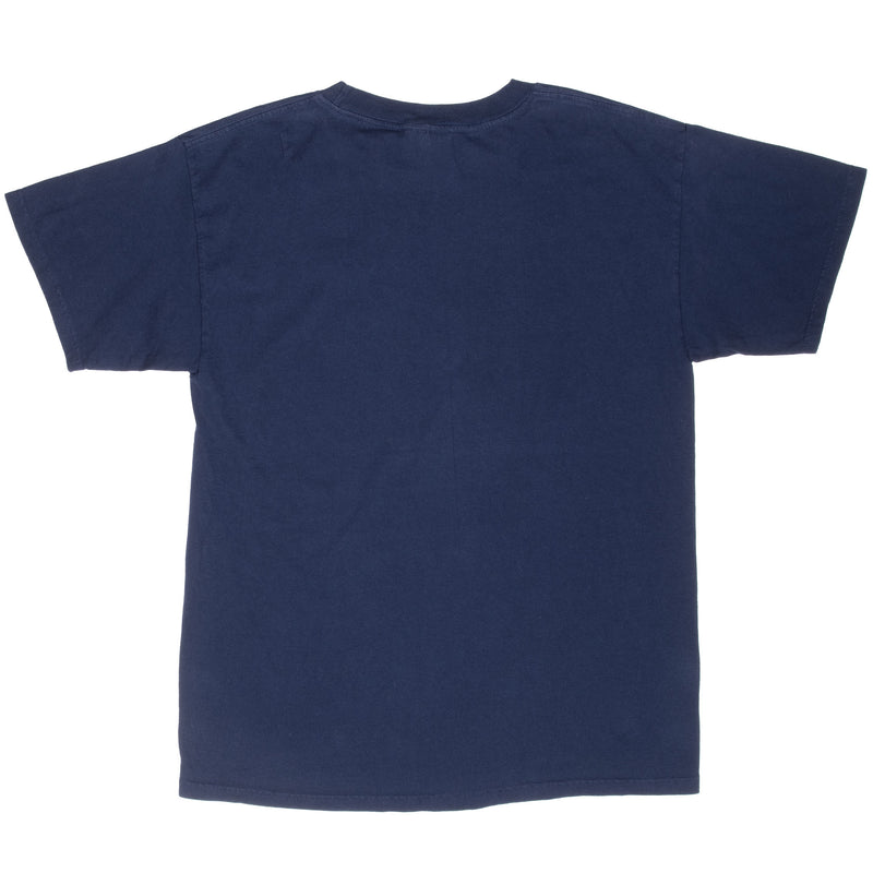 Vintage Nike Classic Swoosh Navy Blue Tee Shirt 2000S Size Large