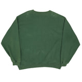 Vintage Nike Swoosh Green Crewneck Sweatshirt 1990S Size 2XL 