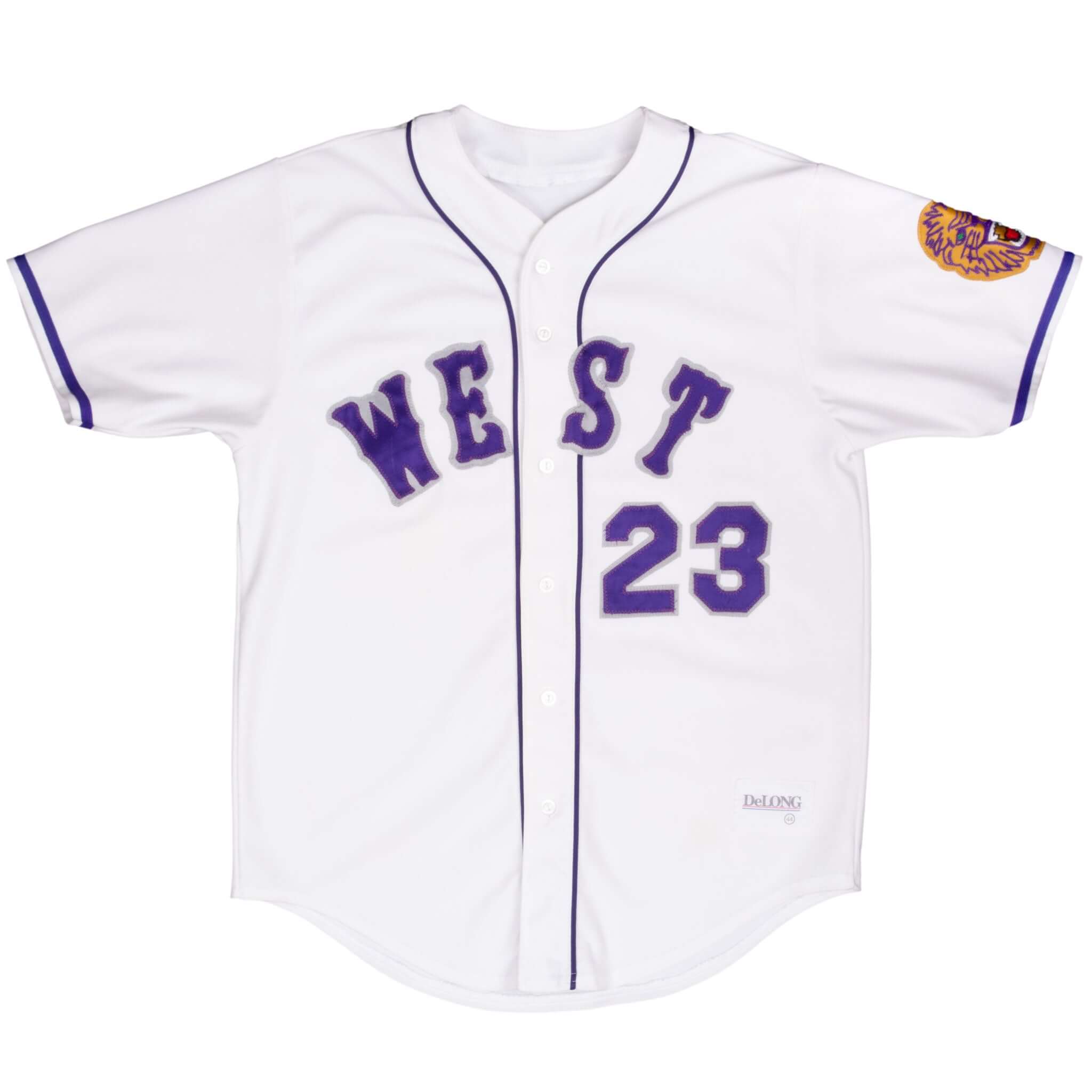 Vintage West 23 Baseball Delong Jersey 1990S Size 44