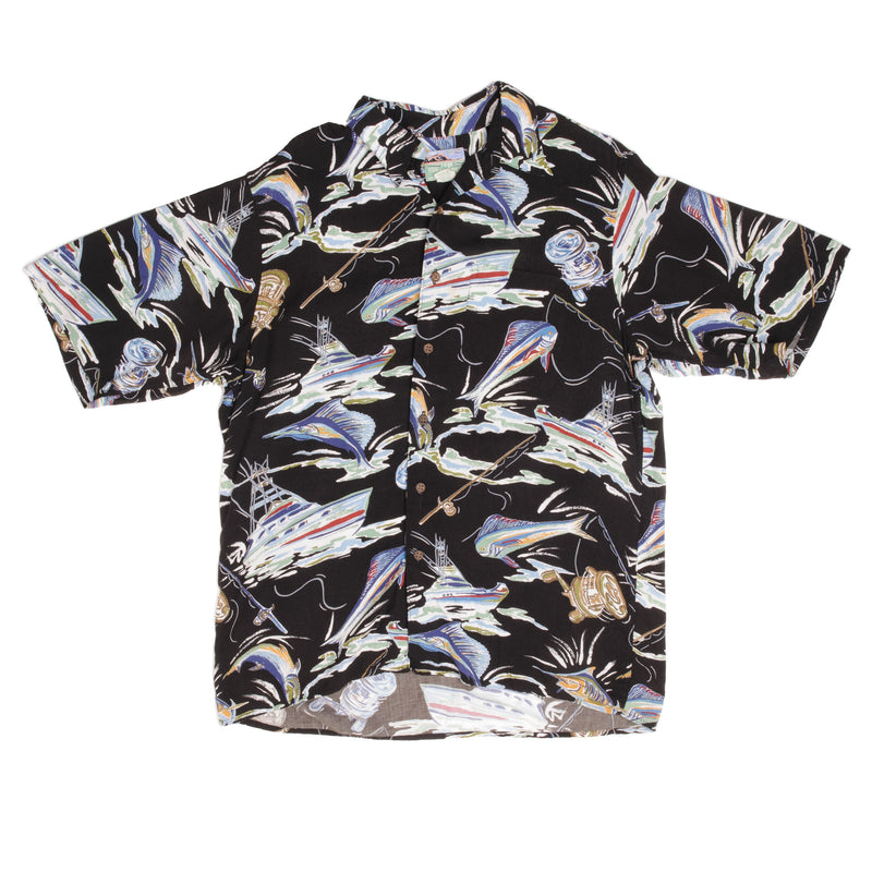 Vintage Reyn Spooner Hawaiian Shirt Size Medium 1990S Made In Hawaii