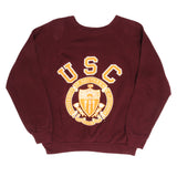 Vintage USC University of California Trojans Tultex Sweatshirt 1980s Size Large Made In USA\