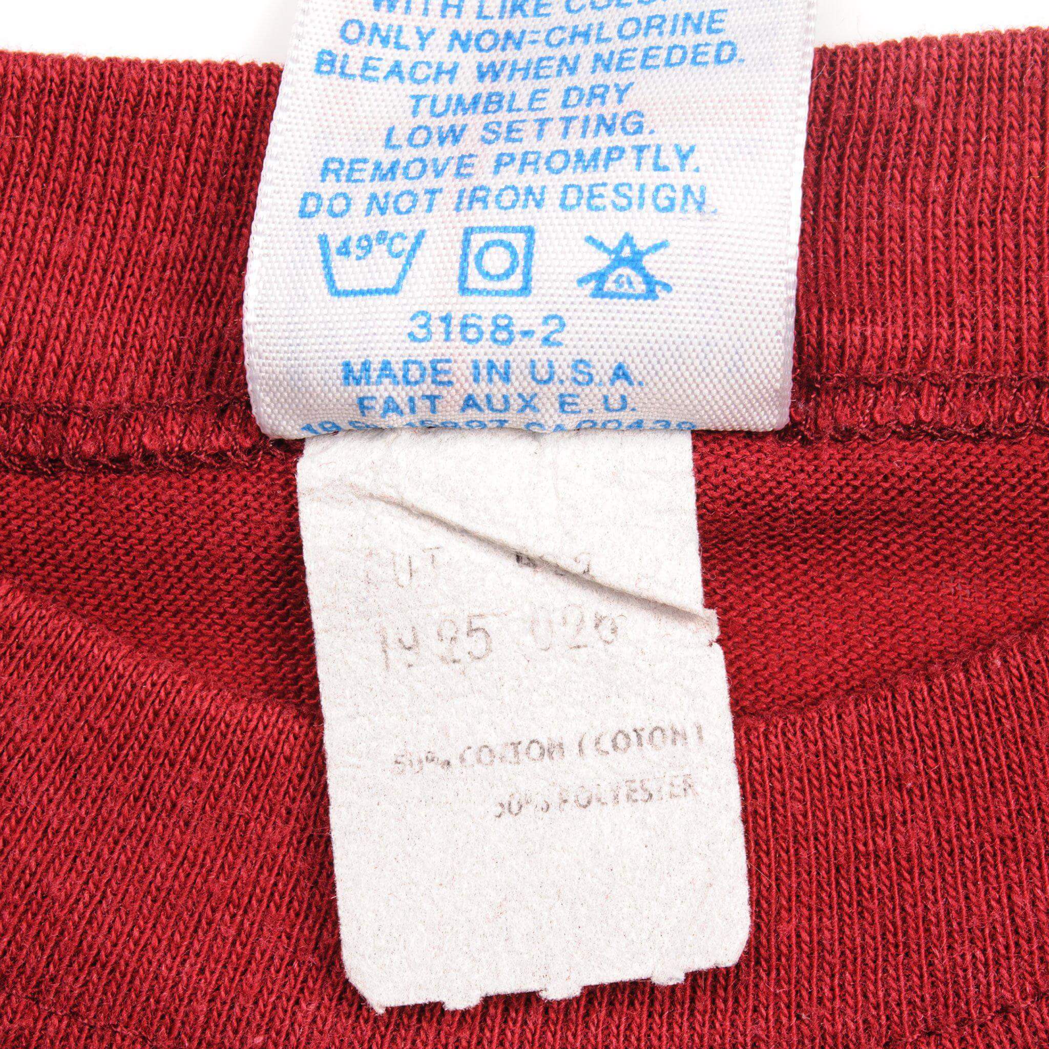 VINTAGE NFL 50TH ANNIVERSARY WASHINGTON REDSKINS TEE SHIRT 1986 MEDIUM MADE USA