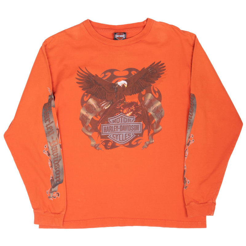 Vintage Harley Davidson Las Vegas Long Sleeve Tee Shirt 2002 Size Large