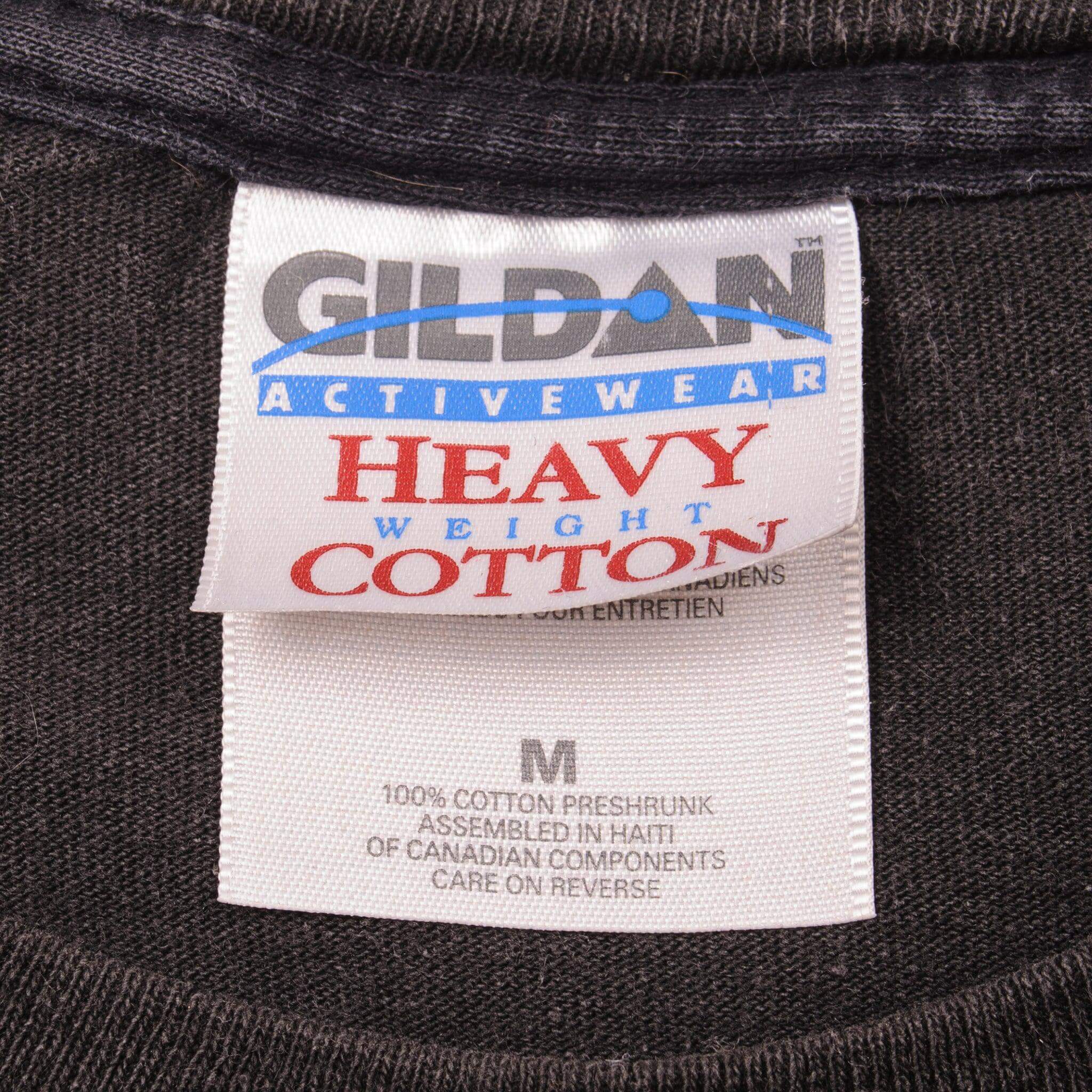 Vintage Harley Davidson Genuine Hawg Bosnia Gildan Tee Shirt Size Medium.