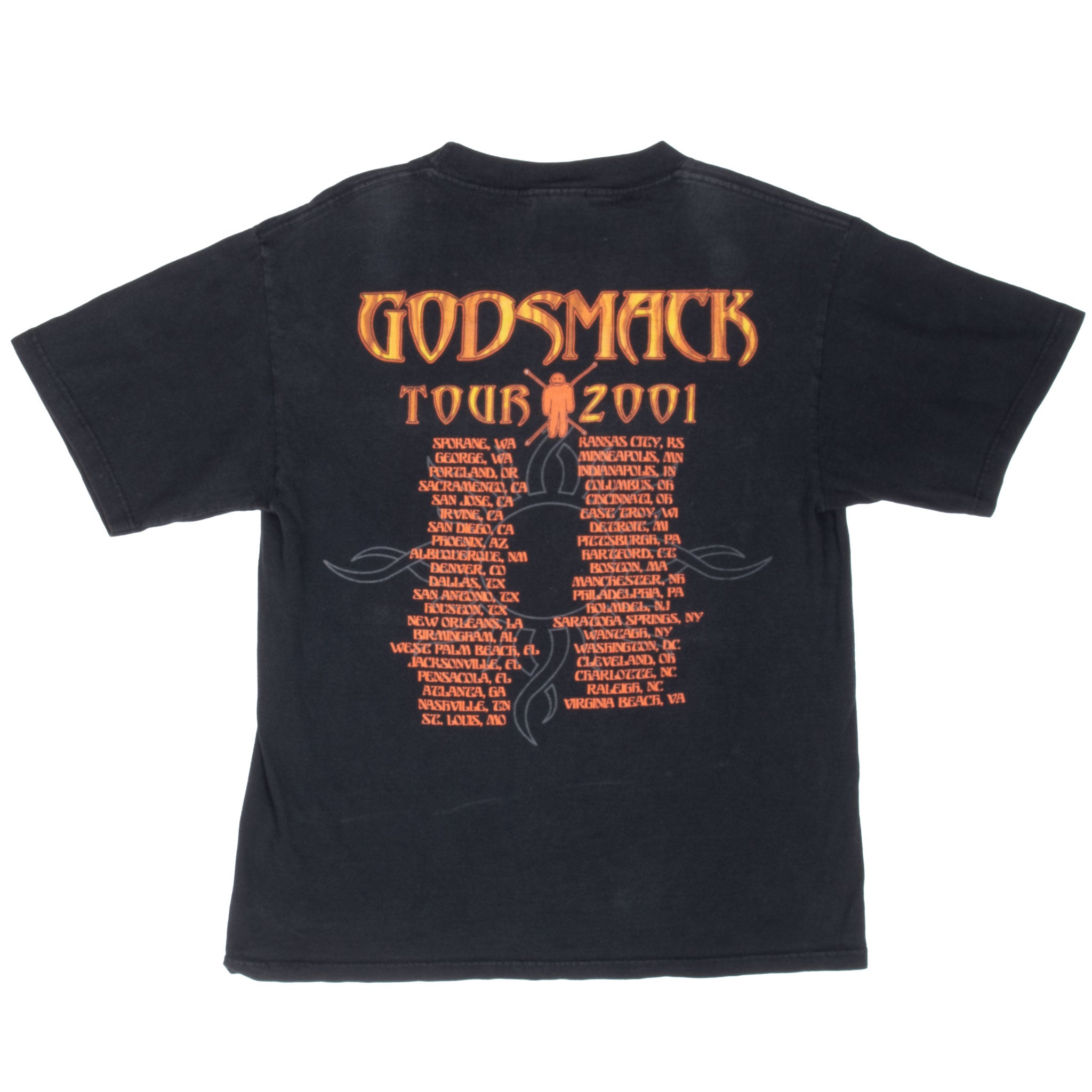 VINTAGE GODSMACK TOUR 2001 TEE SHIRT MEDIUM