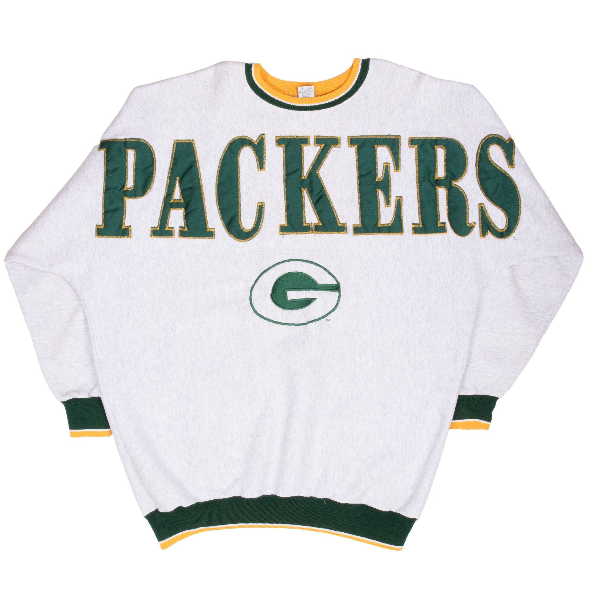 Vintage Nfl Green Bay Packers Legends Sweatshirt 1990S Size Large