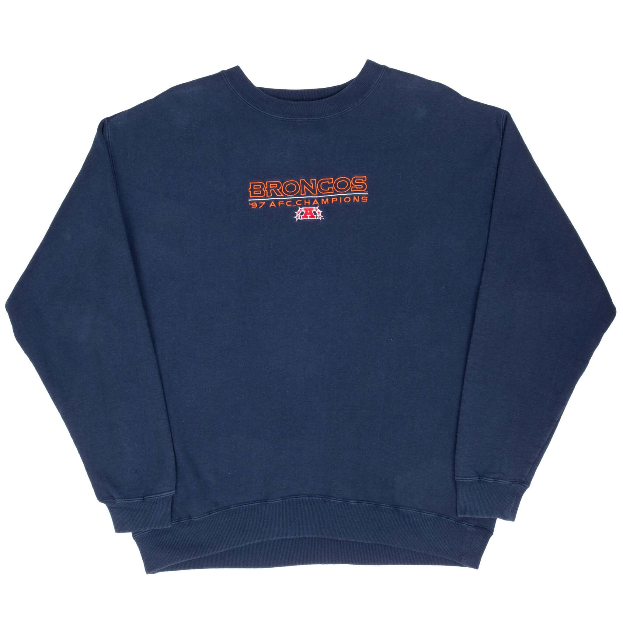 Vintage Nfl Denver Broncos 1997 Afc Champion Sweatshirt Size XL