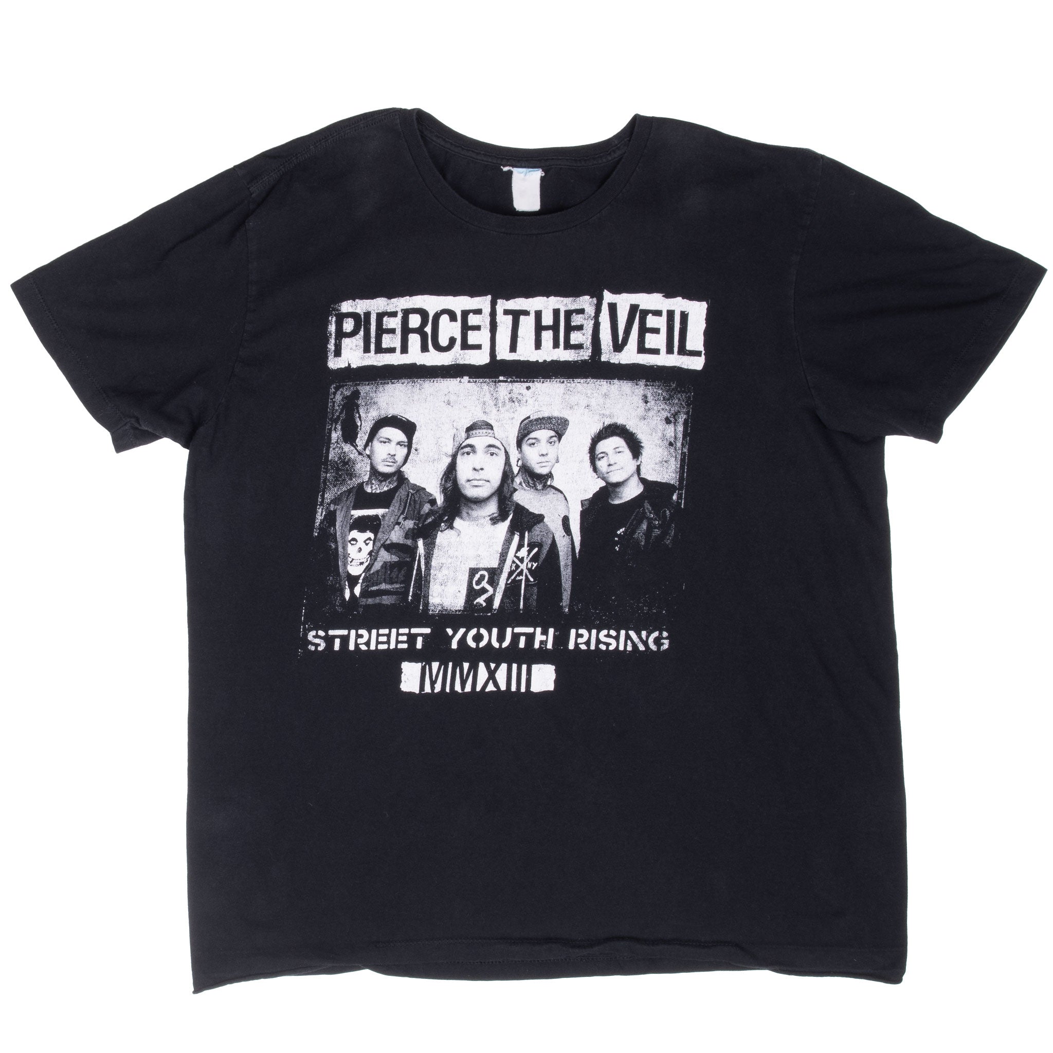 Vintage Pierce The Veil Street Youth Rising 2013 Tee Shirt Size XL