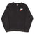 Vintage Nike X Supreme Fw18 Black Crewneck Sweatshirt Size Medium