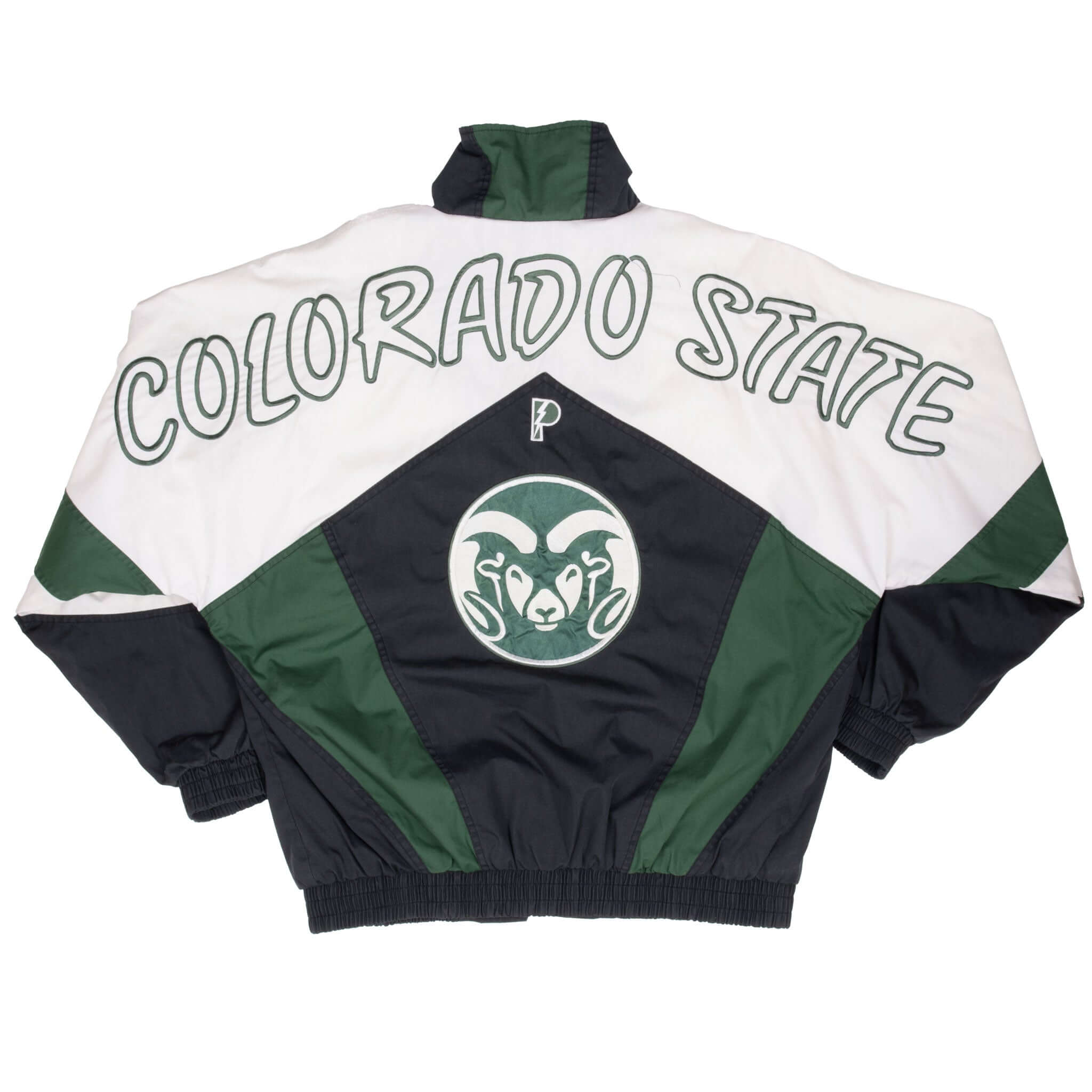 Vintage Ncaa Colorado State Pro Player Windbreaker Jacket 1990S Size Large