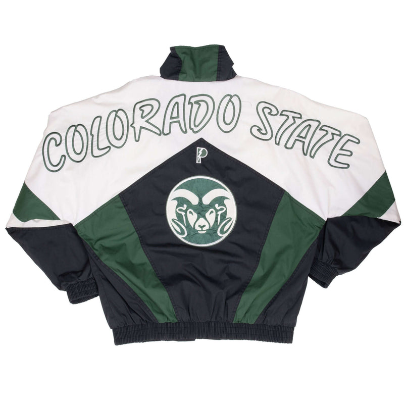 Vintage Ncaa Colorado State Pro Player Windbreaker Jacket 1990S Size Large