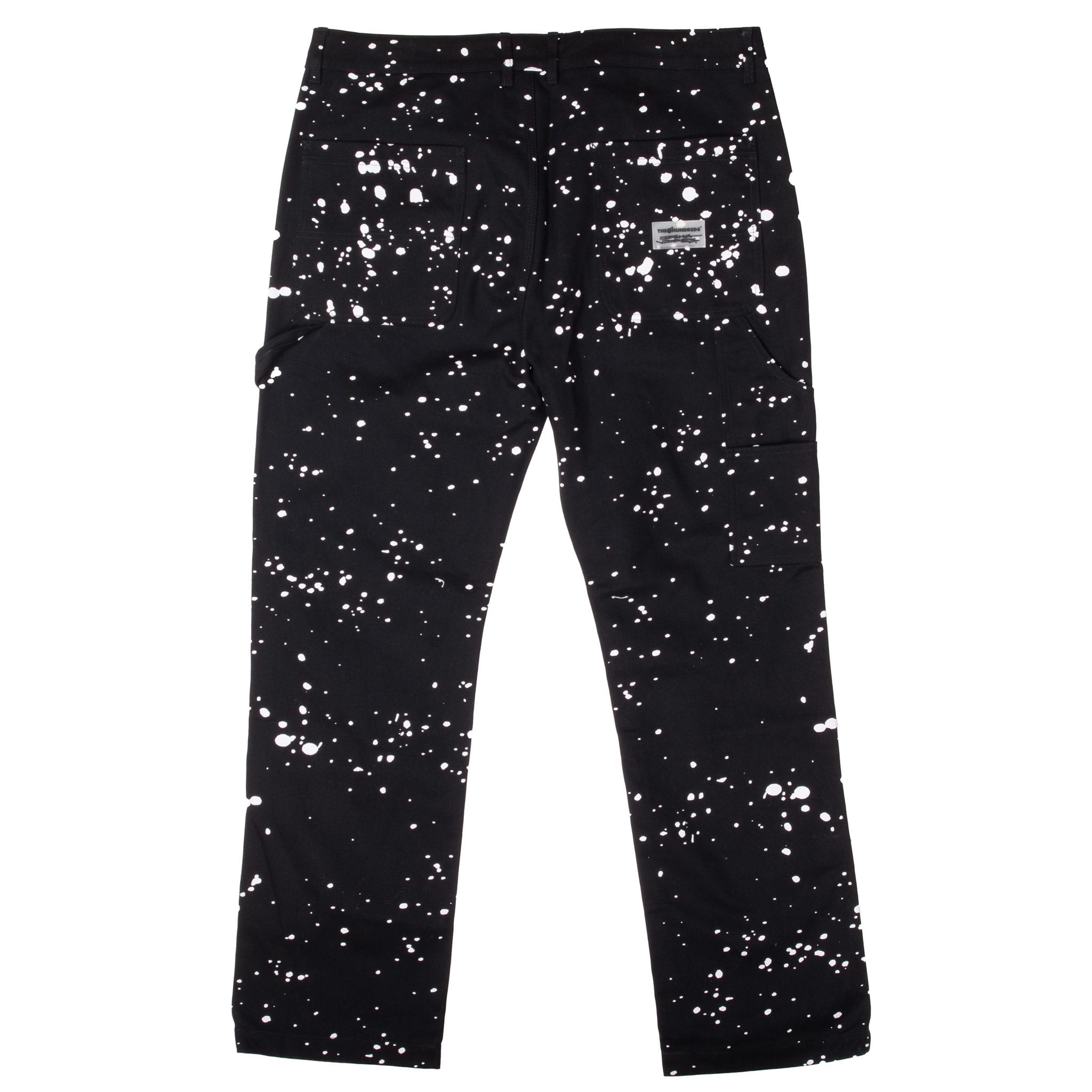THE HUNDREDS X JOSHUA VIDES PAINT SPLASH BLACK JEANS SIZE 38X31 DEADSTOCK