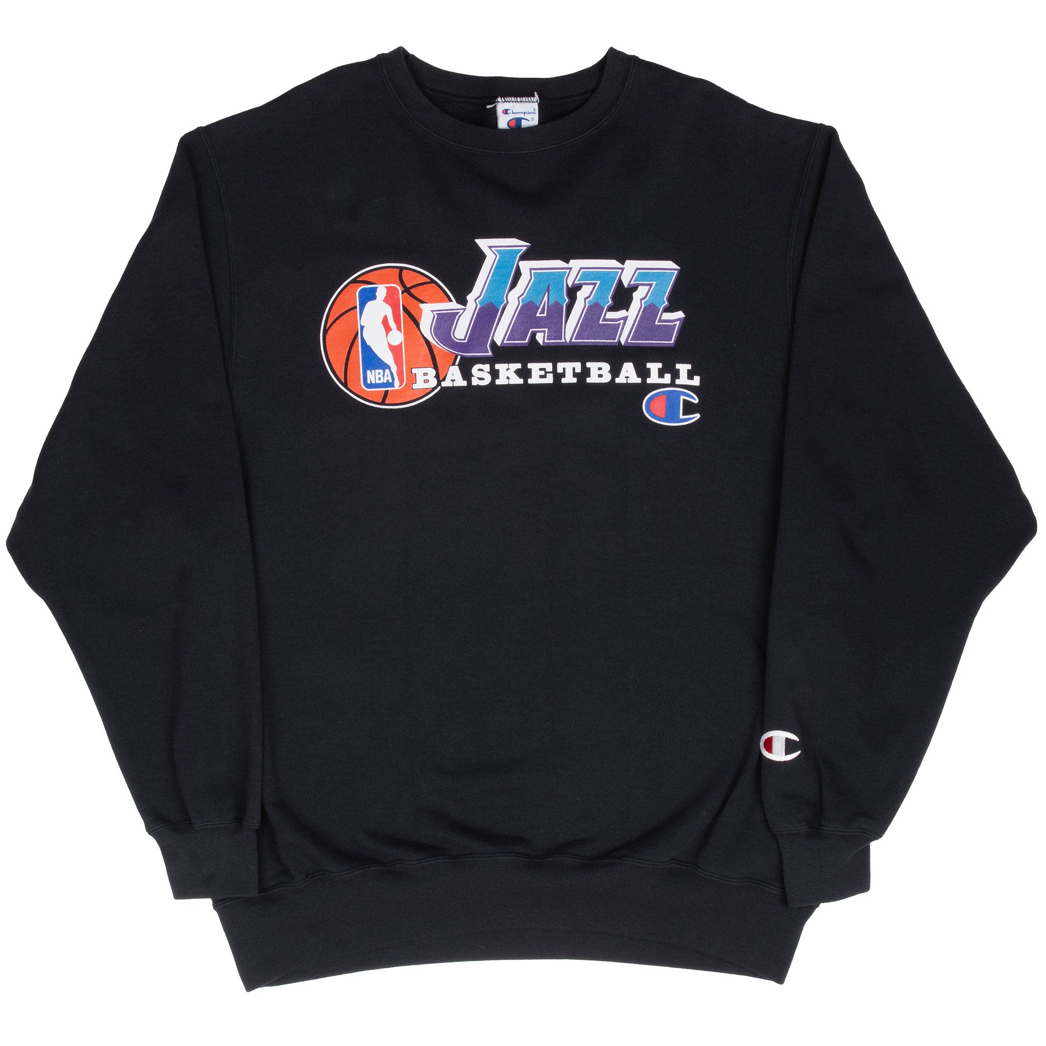 Vintage Nba Utah Jazz Champion Sweatshirt 1990S Size XL