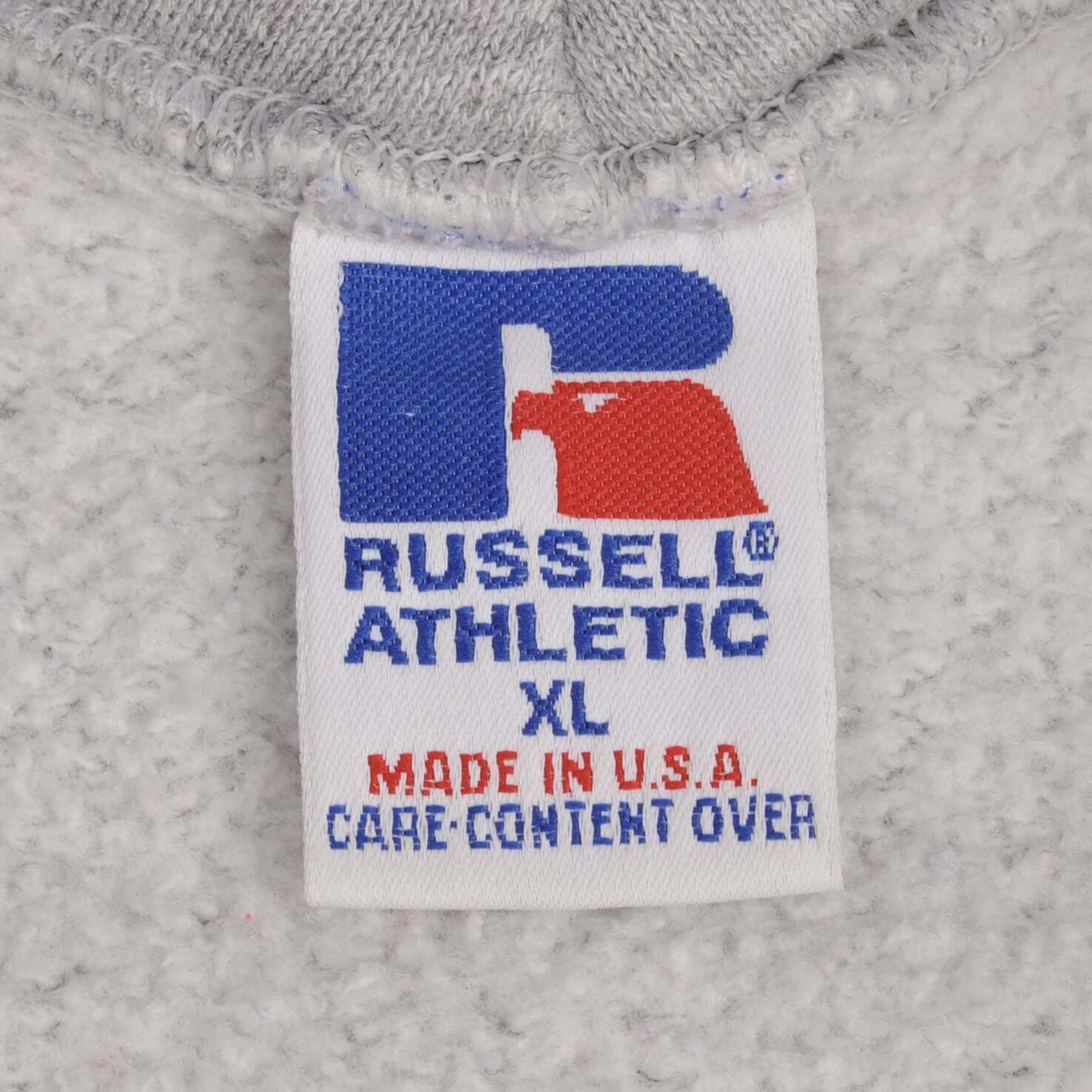 Vintage Ucla Russell Grey Hoodie Sweatshirt 1990S Size XL Made In USA