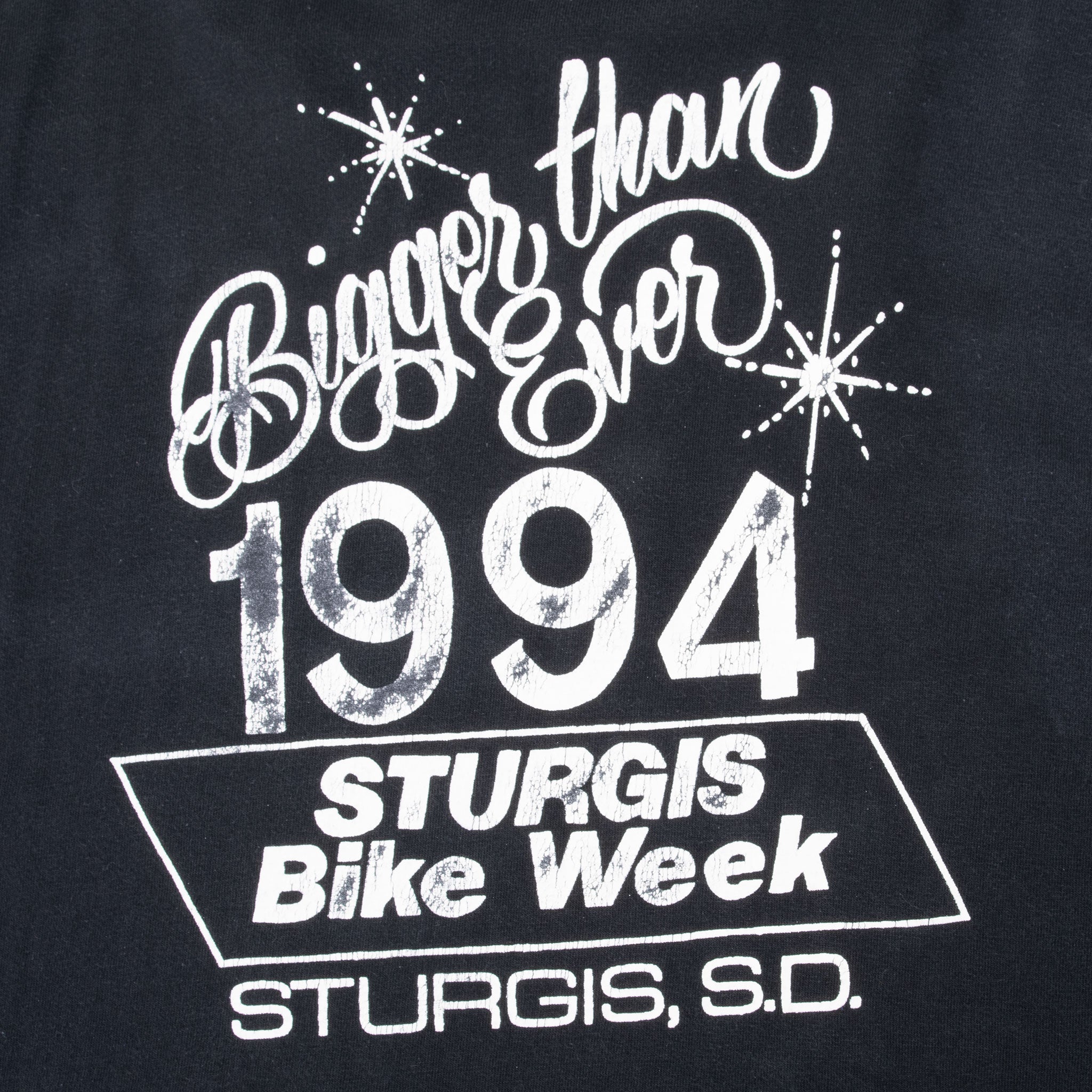 Vintage Sturgis Bike Week 1994 South Dakota Biker Tee Shirt Size 2XL