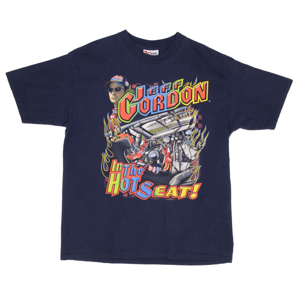 Vintage Nascar Jeff Gordon In The Hot Sit Tee Shirt 2002 Size Large 