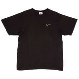 Vintage Nike Classic Swoosh Black Tee Shirt Size 1990s Size Large Made In USA