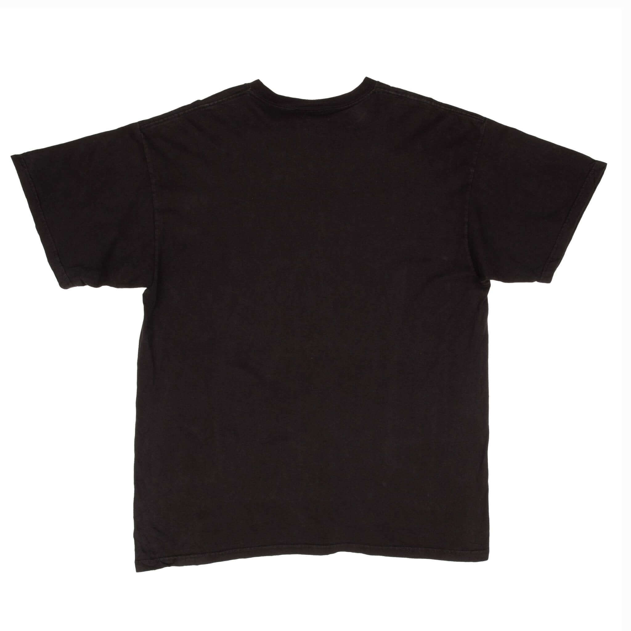 Vintage Nike Classic Swoosh Black Tee Shirt Size 1990s Size Large Made In USA