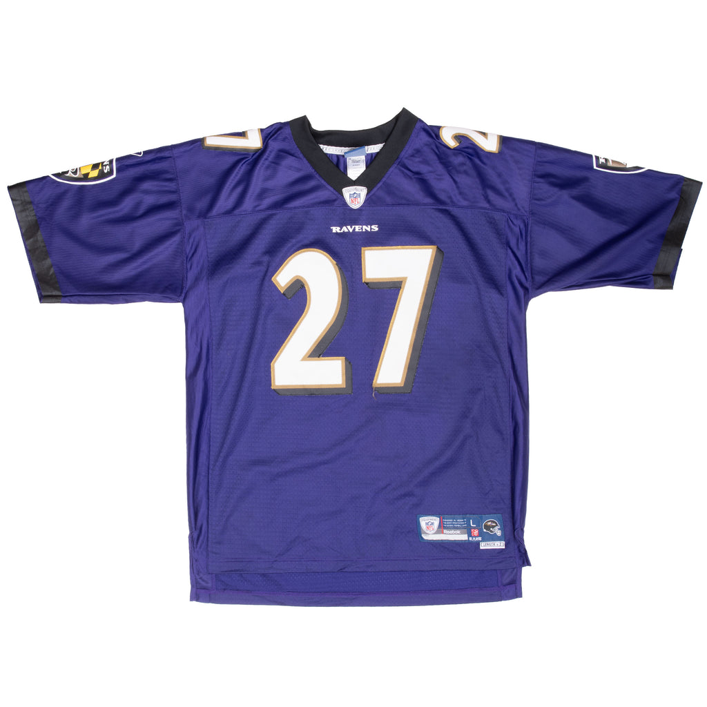 VINTAGE NFL BALTIMORE RAVENS RAY RICE #27 REEBOK JERSEY 2000S