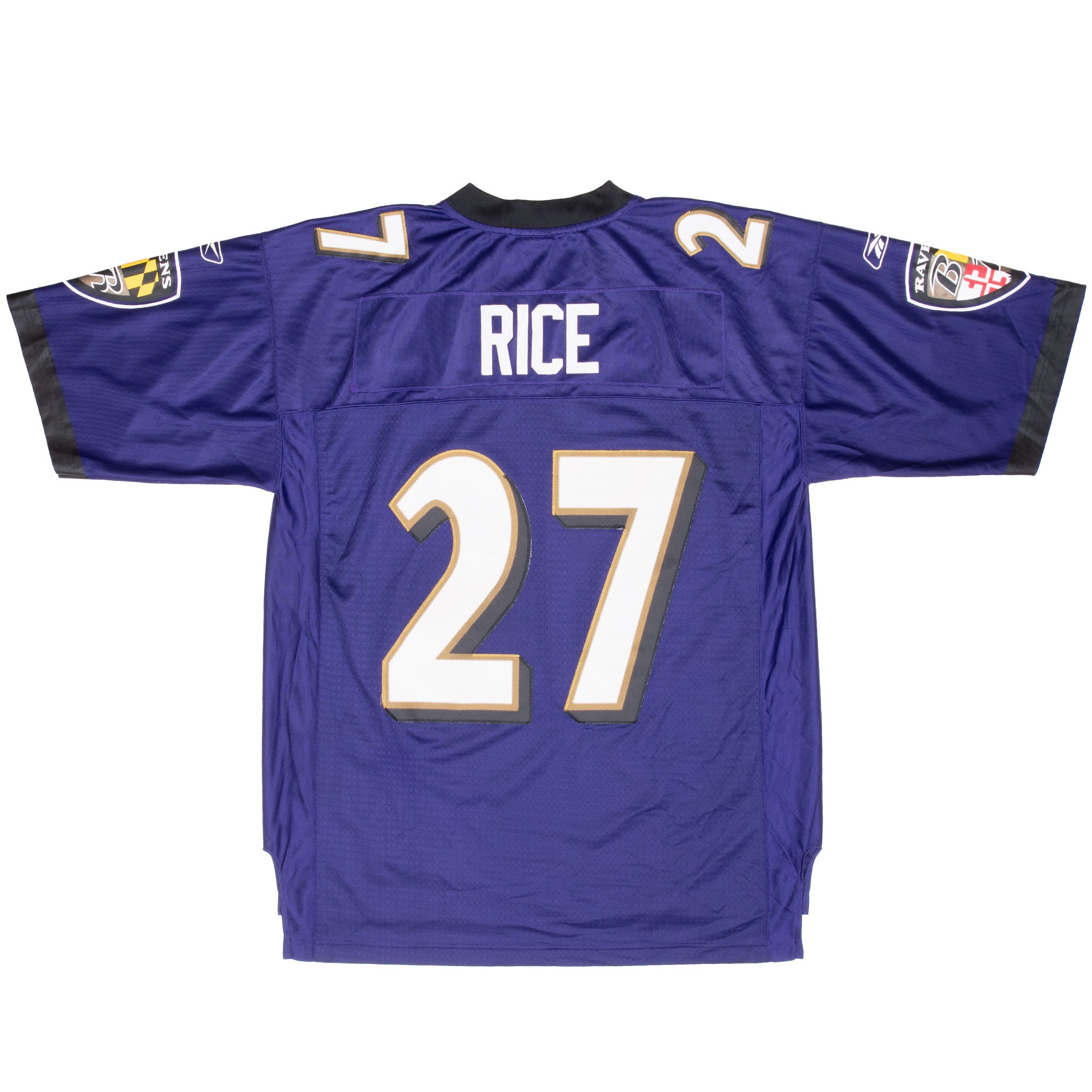 Vintage Nfl Baltimore Ravens Ray Rice #27 Reebok Jersey 2000S Large