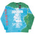 THE HUNDREDS X RICK GRIFFIN 2021 TIE DYE LONG SLEEVE TEE SHIRT SIZE LARGE DEADSTOCK