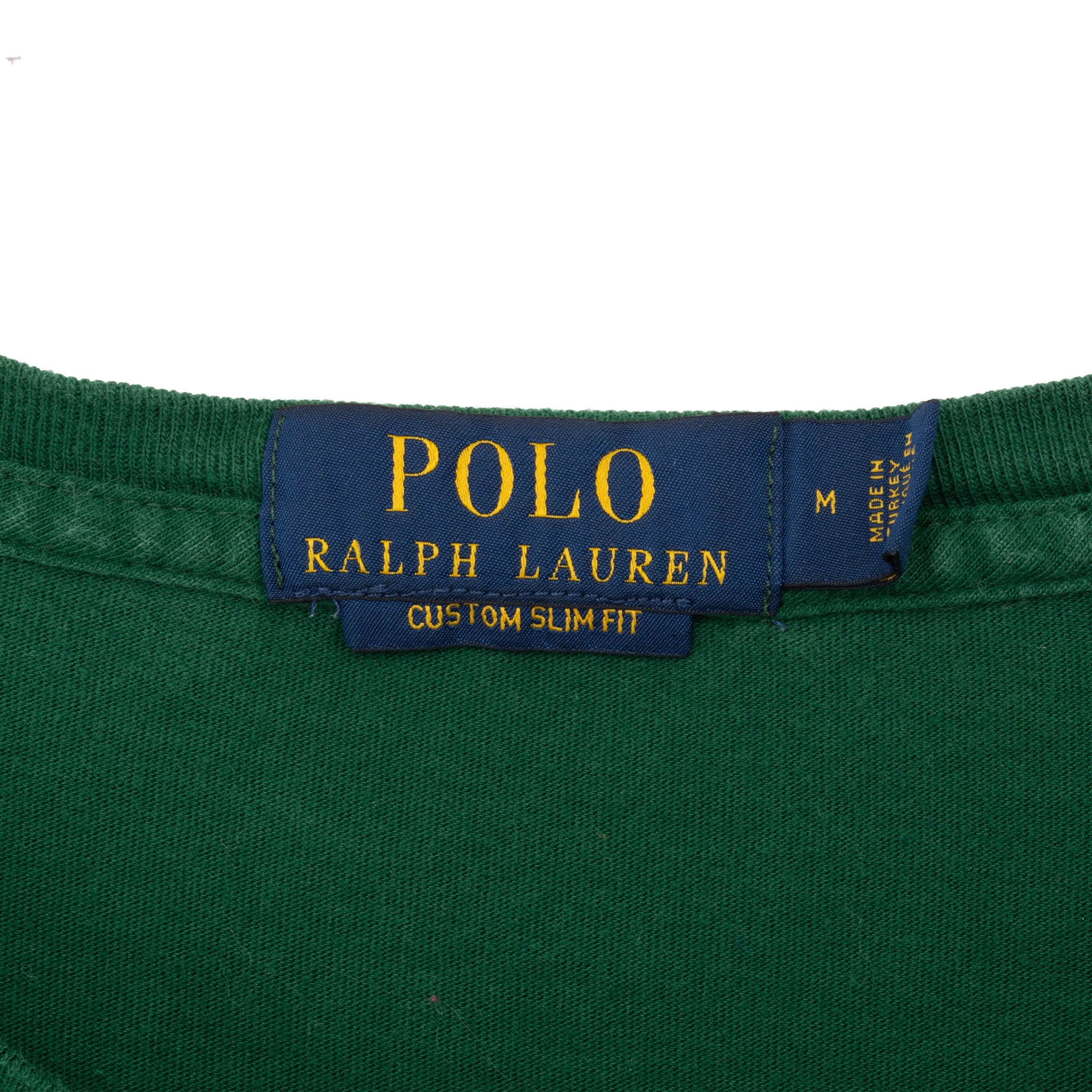 Vintage Polo Bear Ralph Lauren Basketball Green Tee Shirt Size Medium With Single Stitch Sleeves