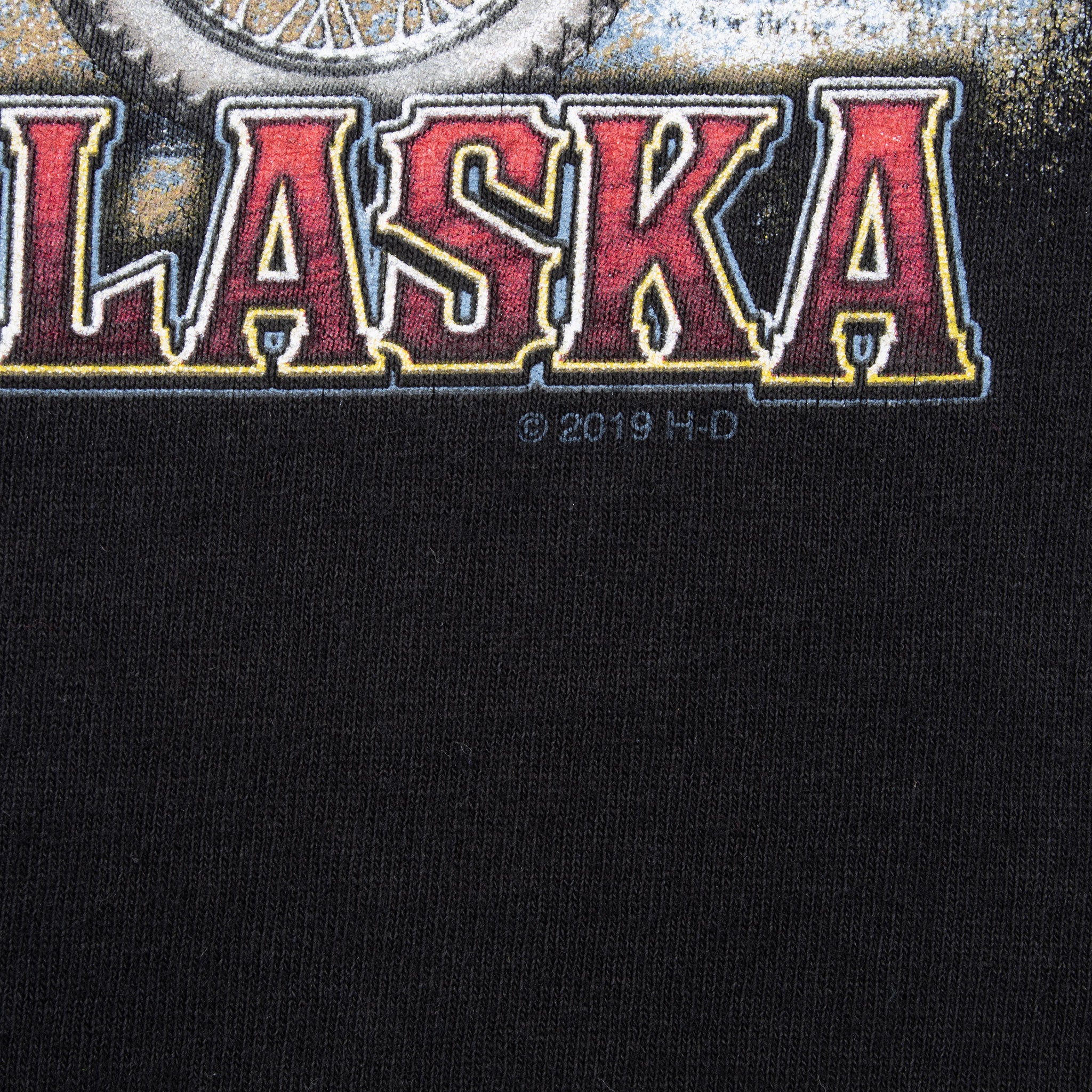 Vintage Harley Davidson Alaska Tee Shirt Size 2XL