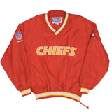 Vintage NFL Kansas City Chiefs Pullover Windbreaker Jacket 1990S Size Medium