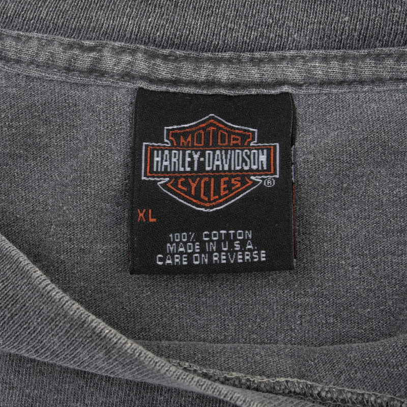 Vintage Harley Davidson Honolulu Hawaii 2003 Tee Shirt Size XL Made In Usa With Single Stitch Sleeves