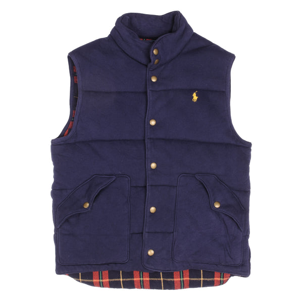 Vintage Polo Ralph Lauren 90s Sleeveless Vest Jacket Size Medium