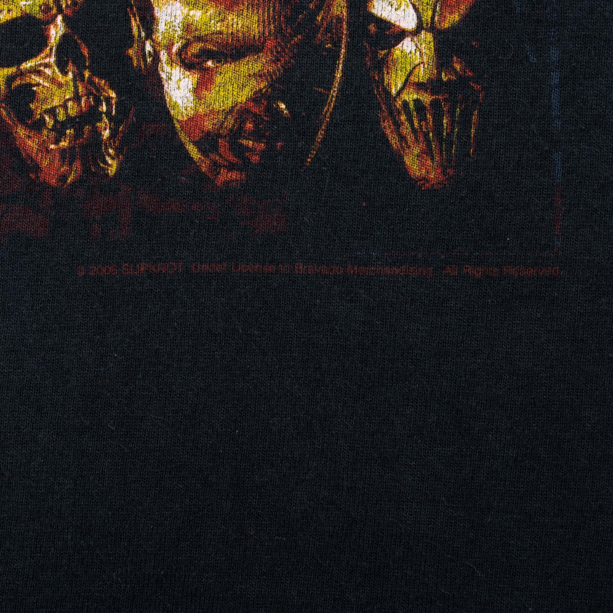 Vintage Slipknot 2006 Black Tee Shirt Size Large