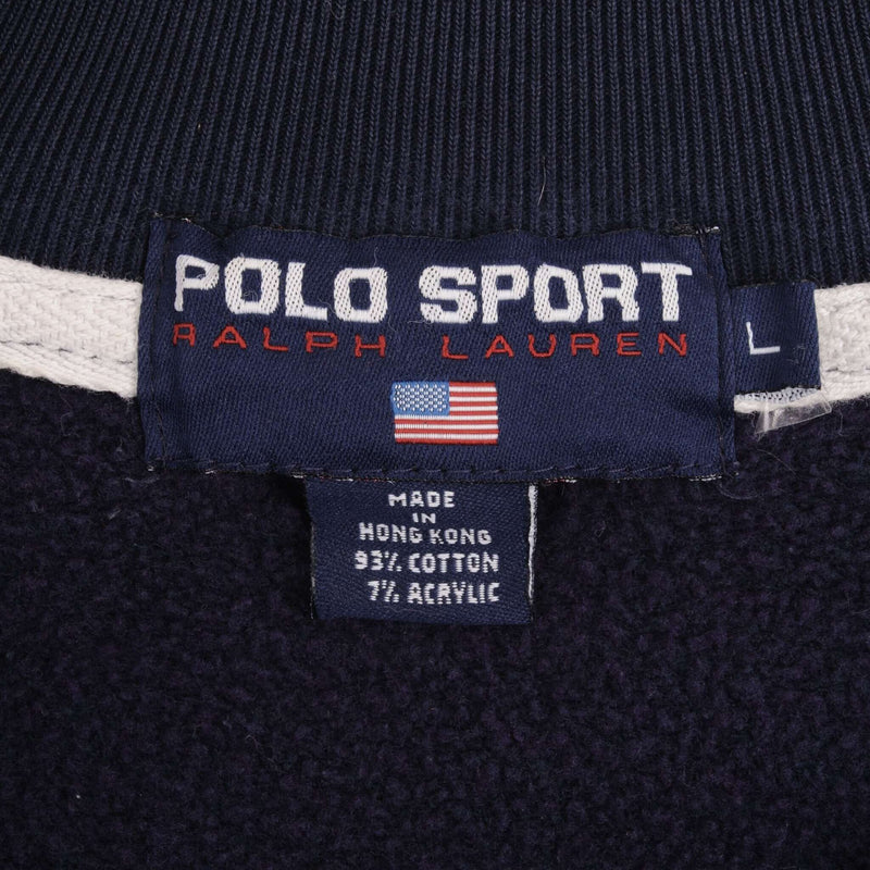 VINTAGE POLO SPORT RALPH LAUREN USA QUARTER ZIP SWEATSHIRT VINTAGE POLO SPORT RALPH LAUREN USA QUARTER ZIP SWEATSHIRT