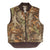 Vintage Advantage Timber Camo Sleeveless Vest Jacket Size Large