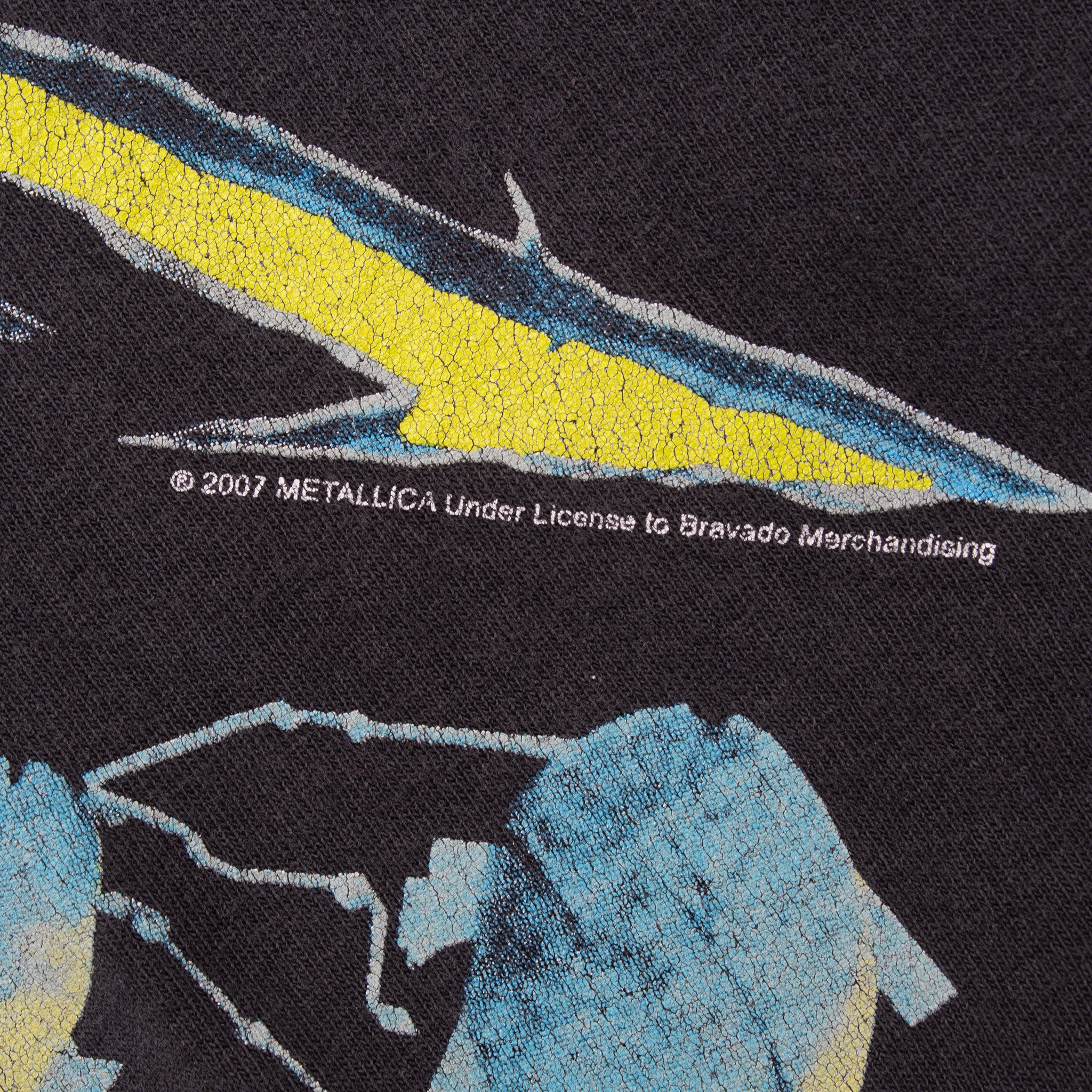 Vintage Metallica And Justice For All Tee Shirt 2007 Size Medium