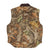 Vintage Advantage Timber Camo Sleeveless Vest Jacket Size Large