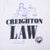 VINTAGE CREIGHTON UNIVERSITY LAW CHAMPION TEE SHIRT 1990S 2XL MADE IN USA