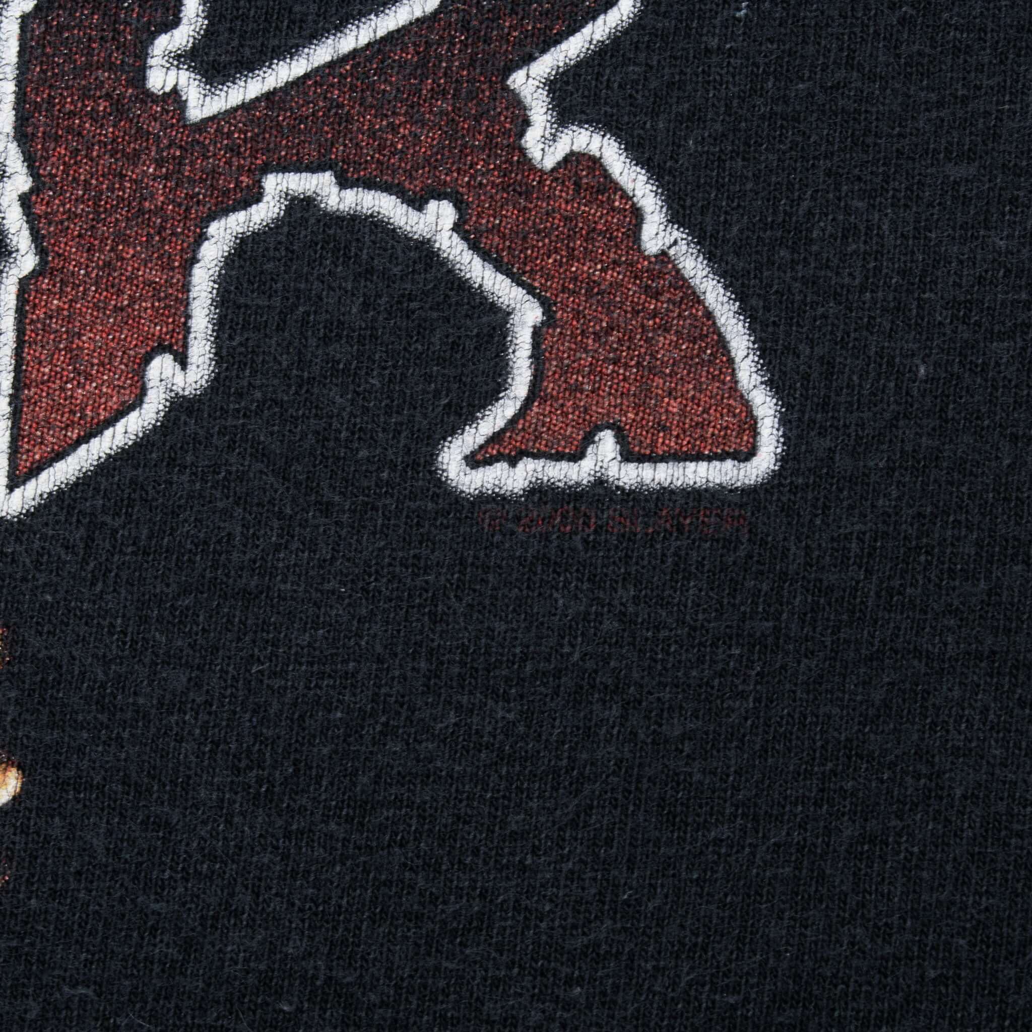 Vintage Slayer 2000 Black Tee Shirt Size XL