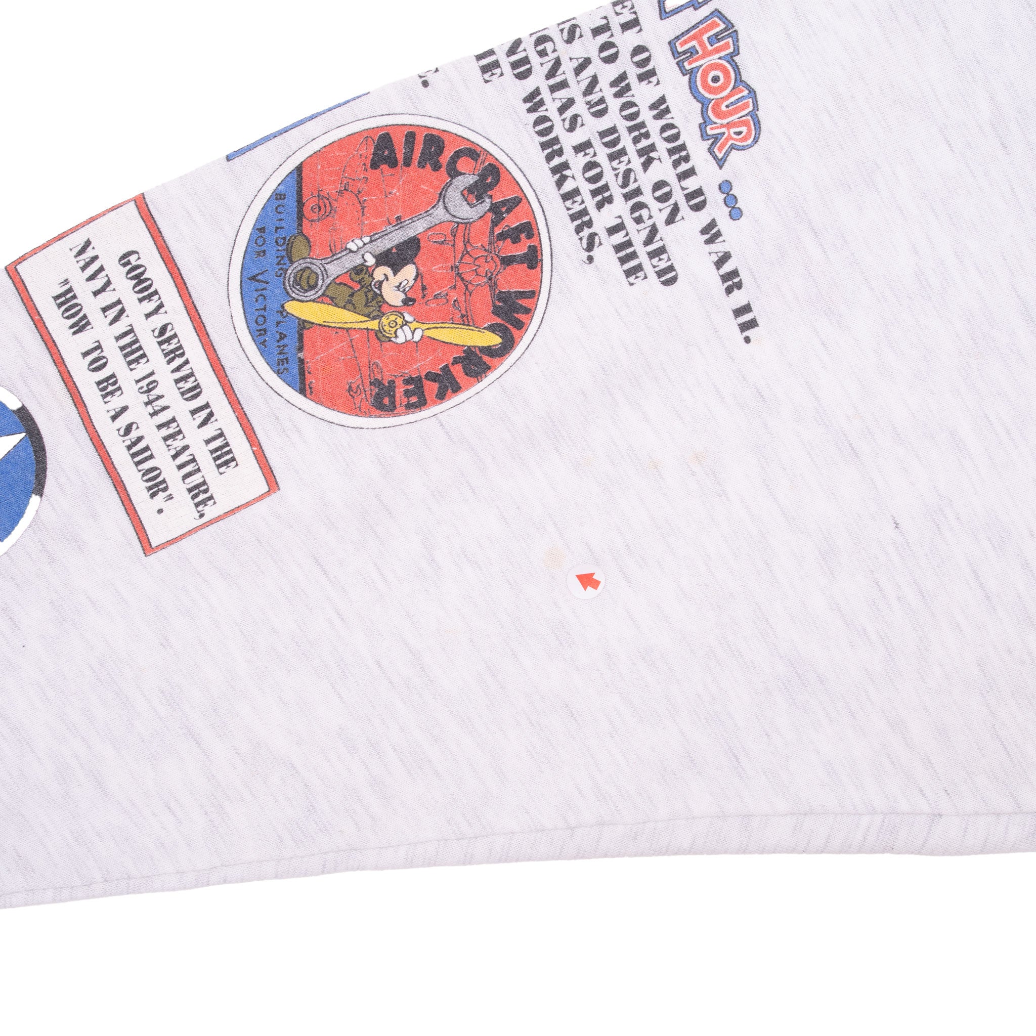 VINTAGE WALT DISNEY LONESOME GHOSTS TEE SHIRT 1991 LARGE MADE IN USA