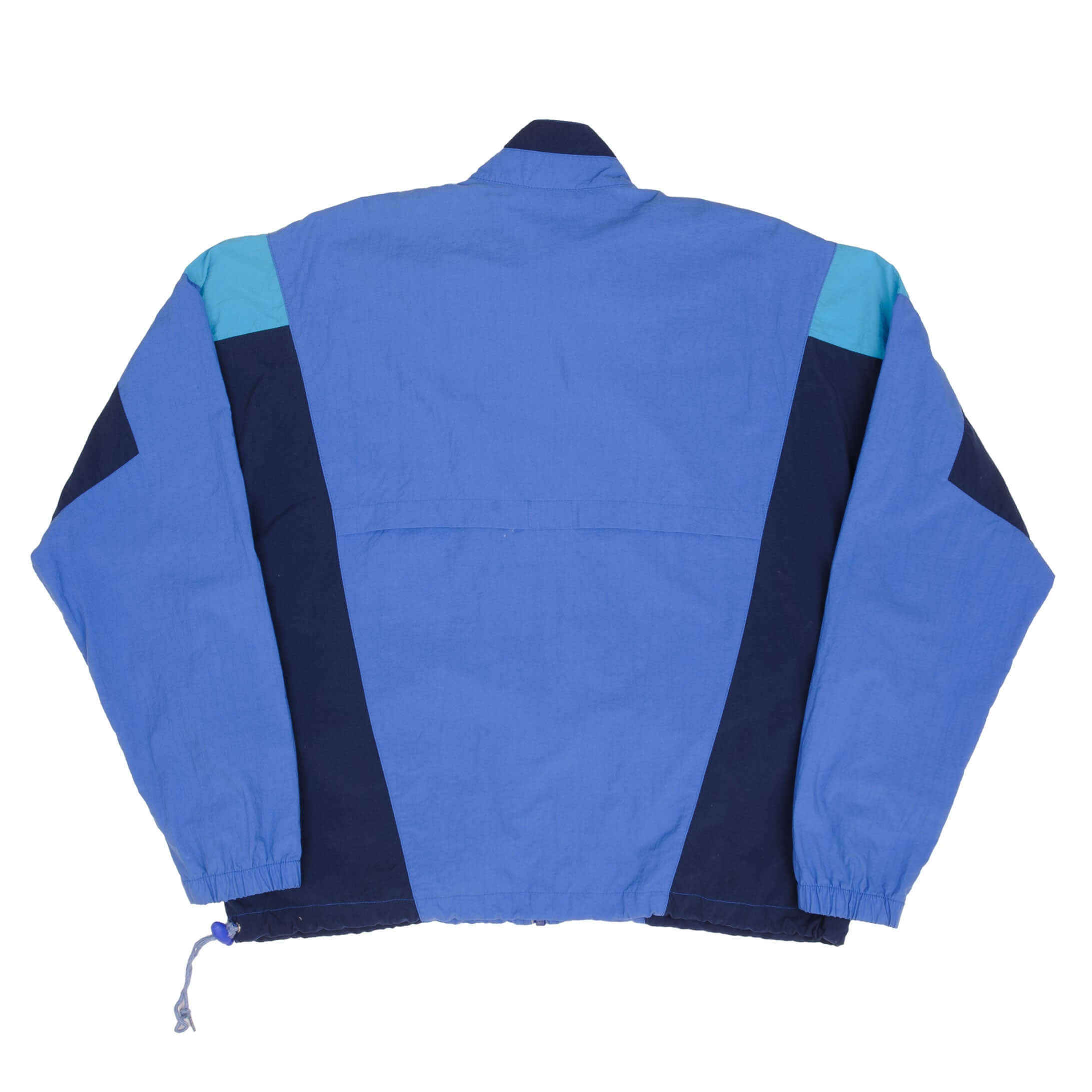 Vintage Nike Swoosh Blue Windbreaker Jacket 1980S Size Medium