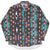 Vintage Wrangler Aztek Shirt 1990S Size 17 1/2 X 35 Size X-LONG Tail